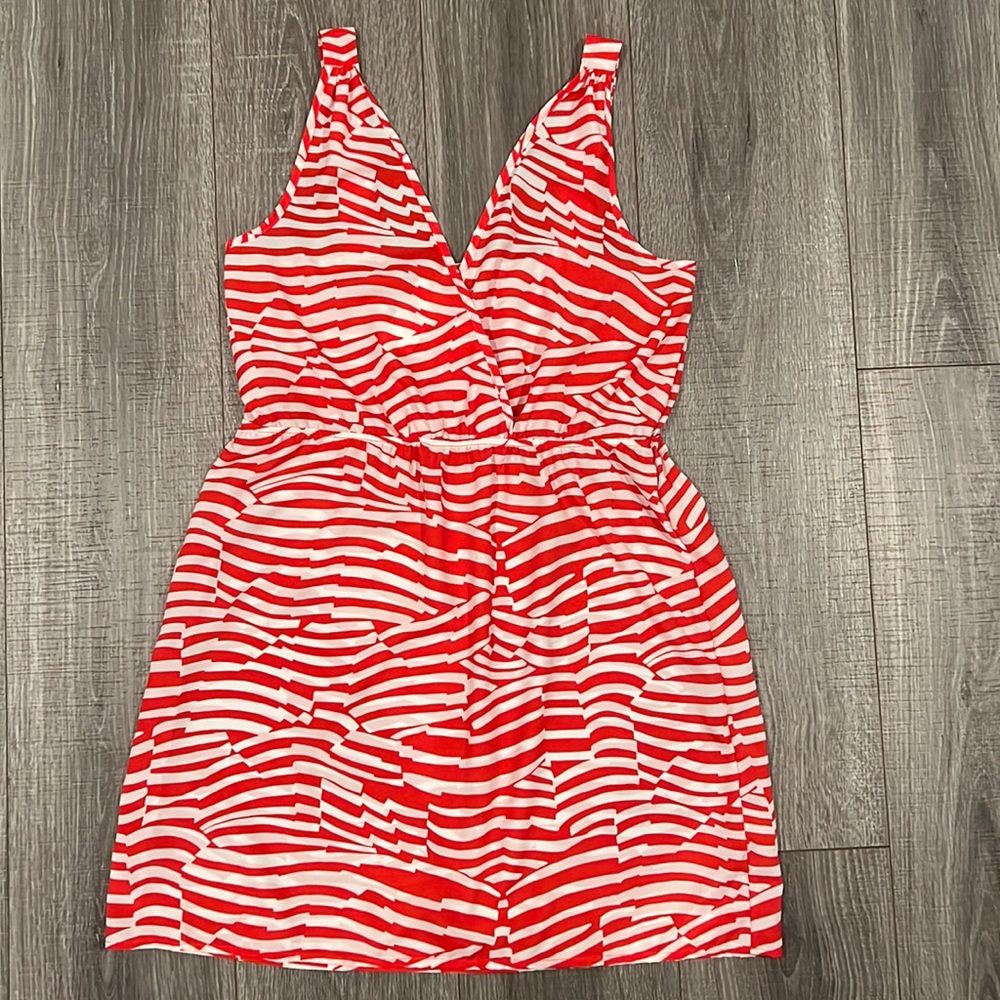 New Retro Lightweight Women’s Red Short Sundress Size Medium